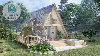 A Frame House Design - Minh Tai Design 25