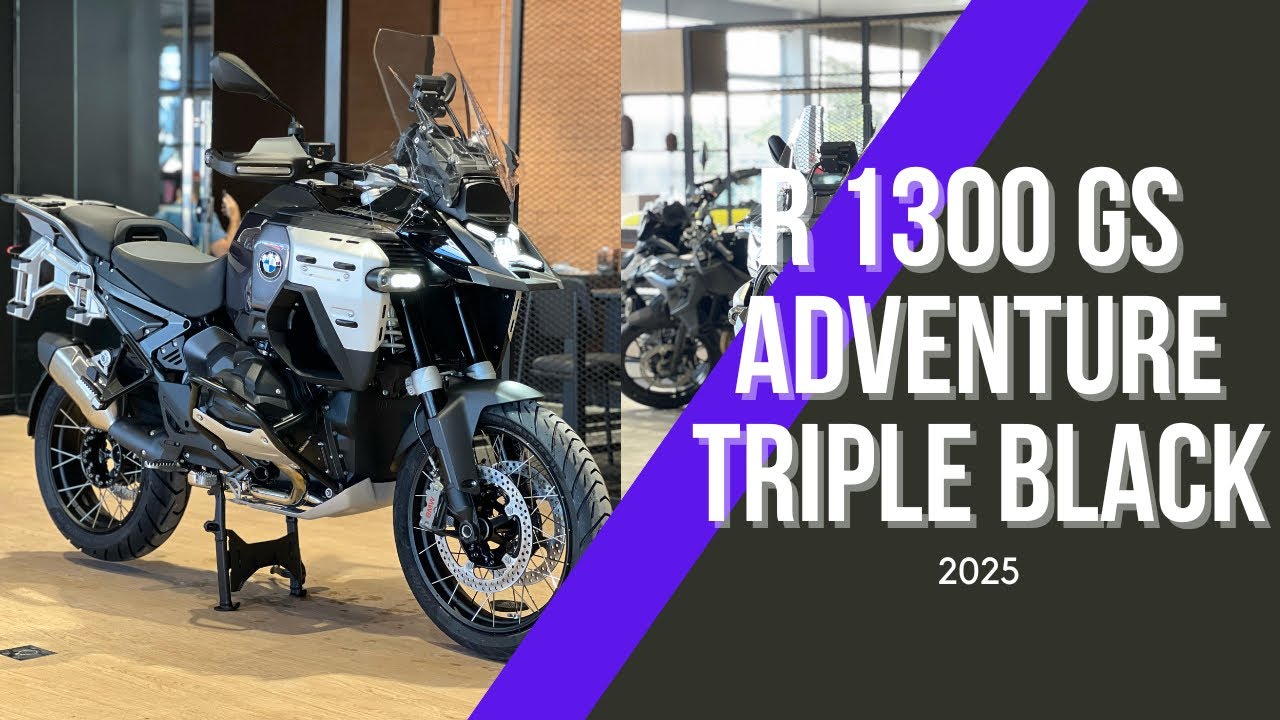 Nova R 1300 GS ADVENTURE TRIPLE BLACK em detalhes!