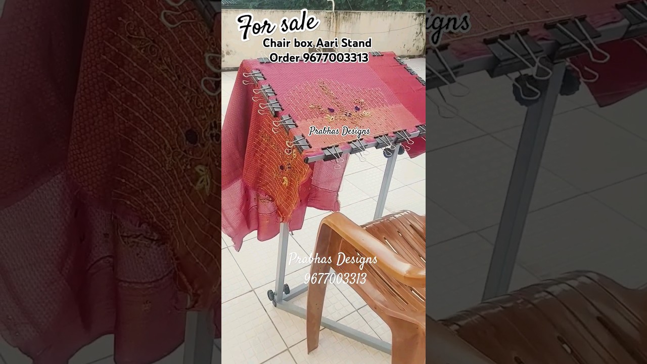 chair box Aari Stand for sale 😍 Order 9677003313