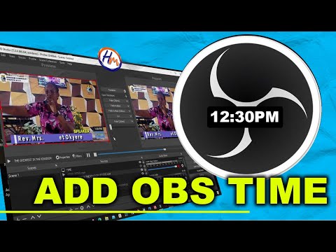 HOW TO ADD TIME ON OBS LIVE STREAMIN@honestymedia09 @PaulTechie #obsstudio