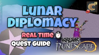 Lunar Diplomacy Quest Guide - Real Time | Runescape 3