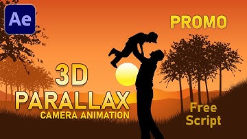 After Effects 3D Parallax Camera Animation Easy Free Script