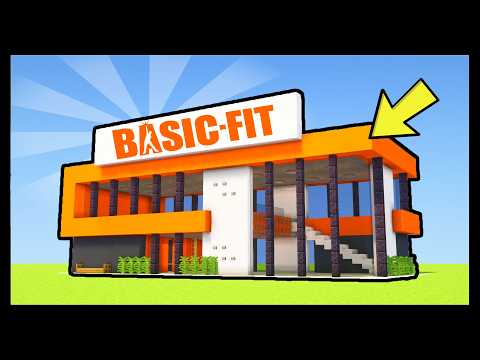 HOW TO BUILD A BASIC-FIT GYM TUTORIAL | MINECRAFT