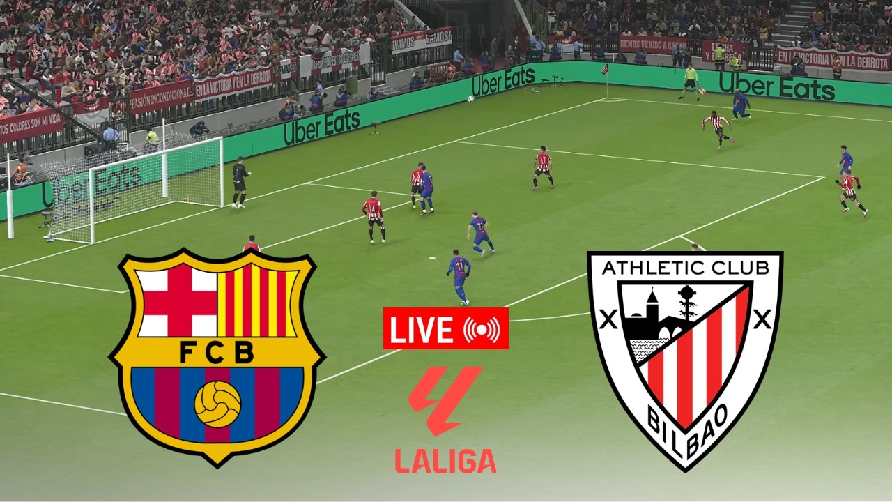 🔴 LIVE Athletic Club vs Barcelona | La Liga 2026 Full Match PES 21 Simulation