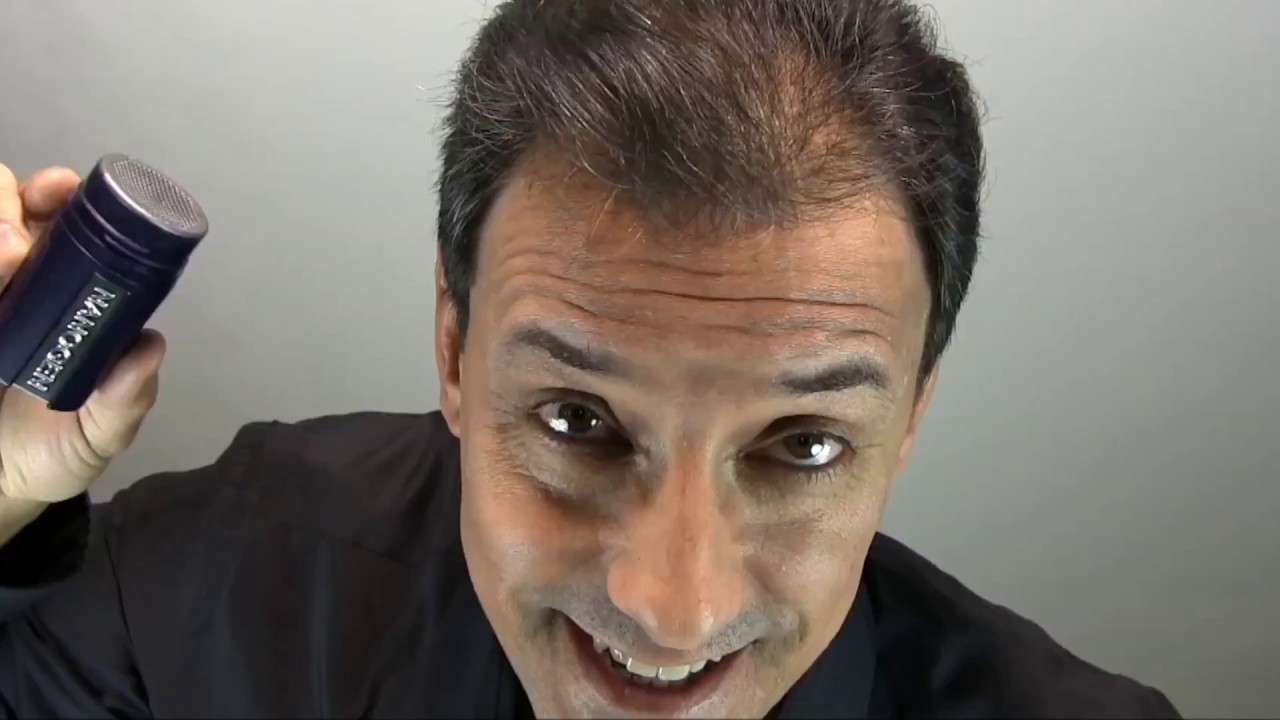 Zahusťovač vlasov NANOGEN - Keratínové vlákna nanášame na riedke vlasy