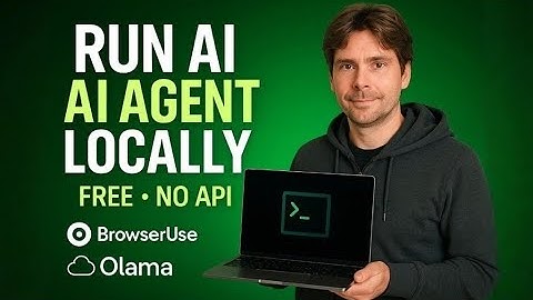 Run AI Agent Locally! (BrowserUse + Olama Tutorial) - FREE & NO API!