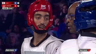 221 F M-58kg 🔵 PARK Tae-joon KOR vs 🔴 JENDOUBI Mohamed khalil (TUN) I Manchester 2022 WT GP