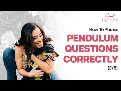 How to Phrase Pendulum Questions Correctly