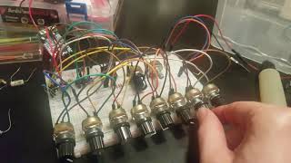 Diy Sequencer CD 40106 Schmitt Trigger CD 4040 CD 4051