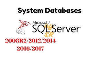 System Databases in Sql Server 2008R2 / 2012 / 2014 / 2016 /2017