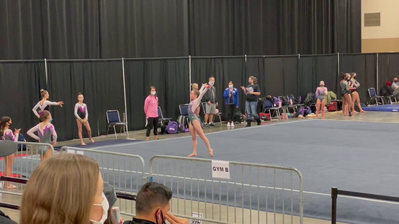Vanessa Gymnastics Lvl 7 9.675 on Floor 1/16/21 Battle of the
