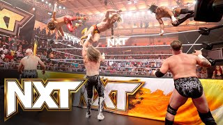Wes Lee, Mustafa Ali \& Tyler Bate vs. Schism - Six-Man Tag Match: WWE NXT highlights, June 13, 2023