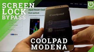 Hard Reset CoolPAD Modena  - bypass Screen Lock by Recovery Mode Resimi