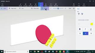 HOW TO CREATE 3D LOGO IN PAINT 3D