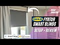 2022 Ikea FYRTUR Smart Blinds Hands on Review - First Impressions Setup with Smartthings