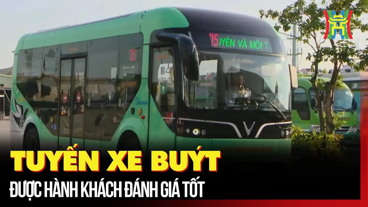 Tuyến xe buýt được hành khách đánh giá tốt