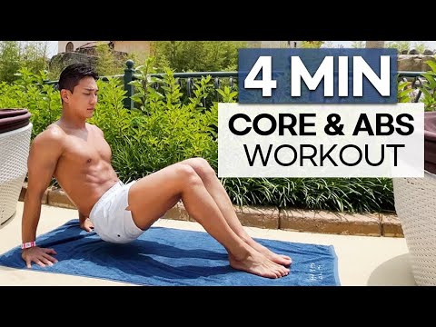 4min <strong>NO</strong> GYM <strong>CORE</strong> CRUSH WORKOUT (Quick and Effective) l 4분으로 끝내는 코어 &amp;amp; 복근 운동 끝판왕