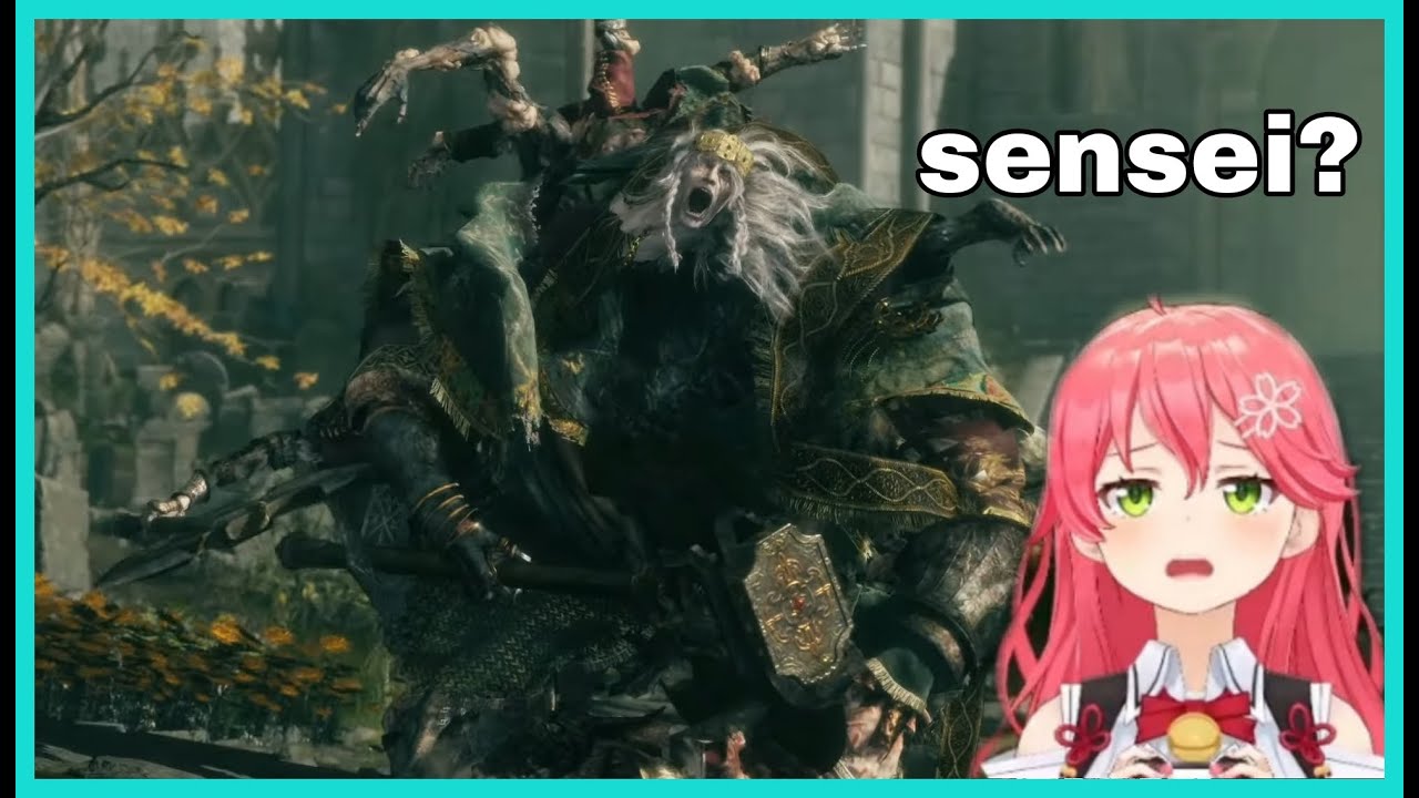 Sakura Miko Can't Stop Laughing At Godrick Cutting Of His Own Hand | Elden Ring [Hololive/Eng Sub]