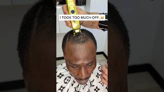 I SHAVED TOO MUCH OFF🤯😫Phoenix📍Link in Bio to Book✅ #hairloss