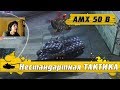 WoT Blitz - Думай как статист ● Мега токсичный бой не сломал танк AMX 50 B (WoTB)