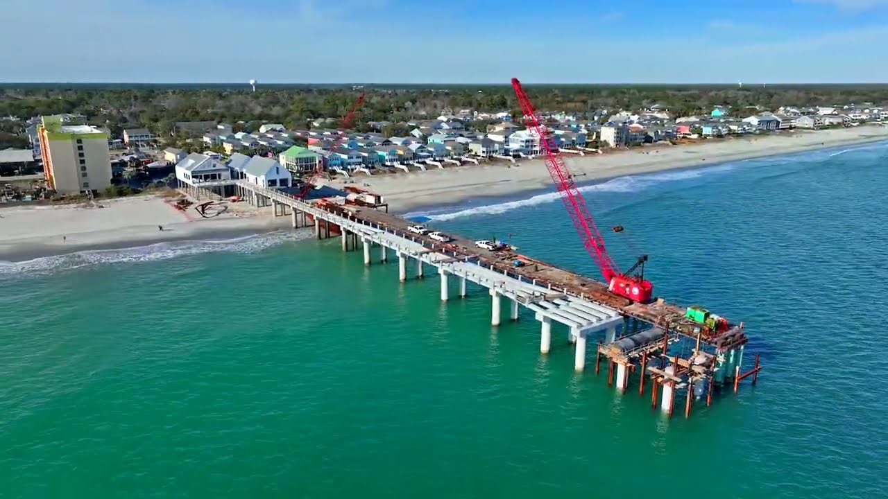 Surfside Pier Construction Update - January 2023