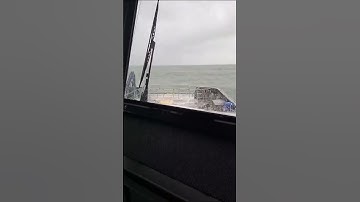 Proving her capabilities onboard NR Predator! #roughseas #offshore #workboat #offshorevessel