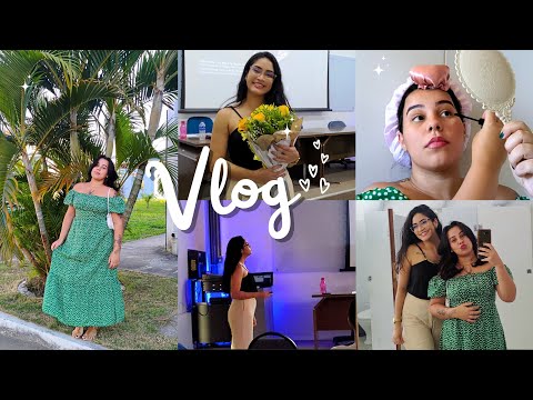 Vlog | arrume-se comigo para ir na defesa do TCC da minha prima 💚🌈🍀✨