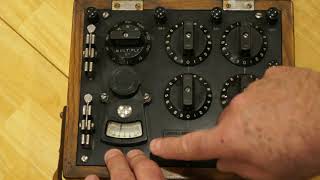 Measuring resistance with a 1915 Leeds and Northrup Wheatstone Bridge