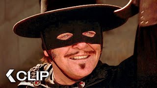 “A Small Memento of Mexico” - Zorro Leaves His Mark - THE MASK OF ZORRO Clip | Anthony Hopkins