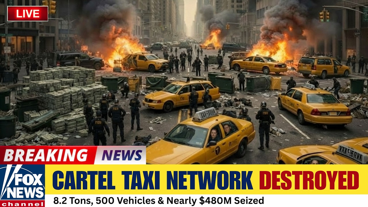 DEA & FBI Storm Los Angeles Taxi Network — 8.2 Tons, 500 Vehicles, $480M Seized