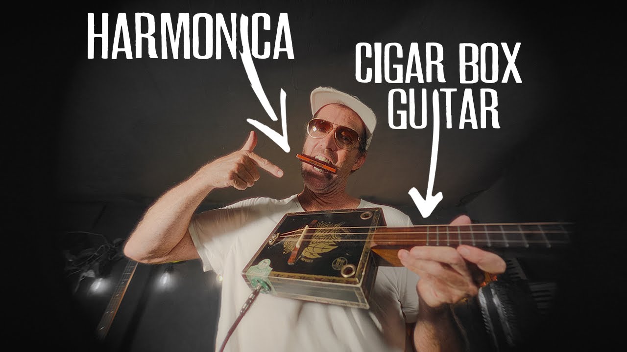 The Ultimate Groove thats easy to play! Harmonica + Cigar Box Guitar