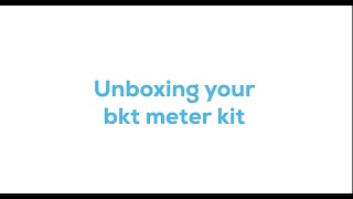 Unboxing Your BKT Meter Kit