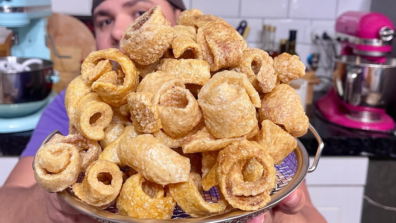 A MELHOR PURURUCA  DE PELE DE PORCO | FACIL E RAPIDA UMA DELÍCIA MUITO CROCANTE