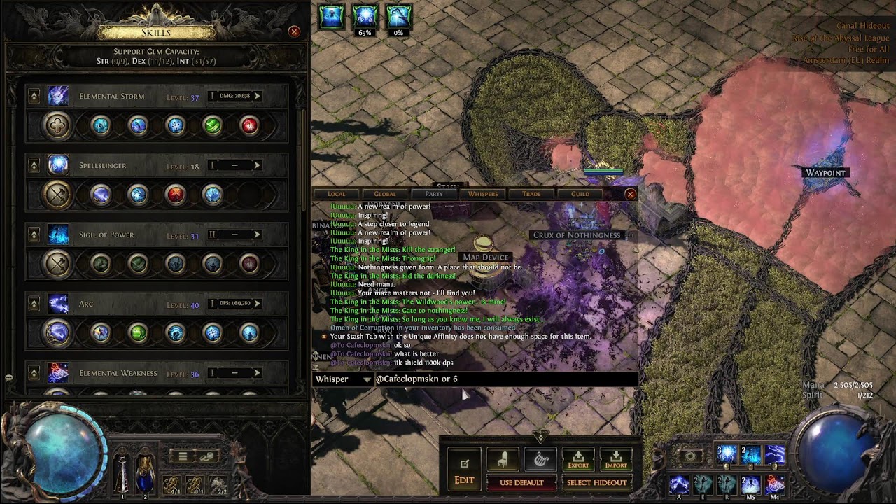 POE2 LEVEL 100 STORMWEAVER ABYSS LEAGUE