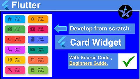 Card widget in #flutter | Flutter tutorial | beginners guide  | #mobileapp development