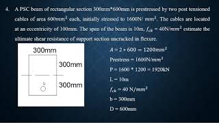 Design for Shear /Module 4/ PSC/(lecture 49)