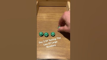 Day 3 Of Testing The Law Of Large Numbers #daily #maths #shorts #dice