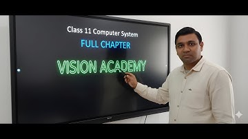 1e PUC Computerwetenschappen Hoofdstuk 1 Computersysteem | One Shot | Klas 11 Nieuwe syllabus