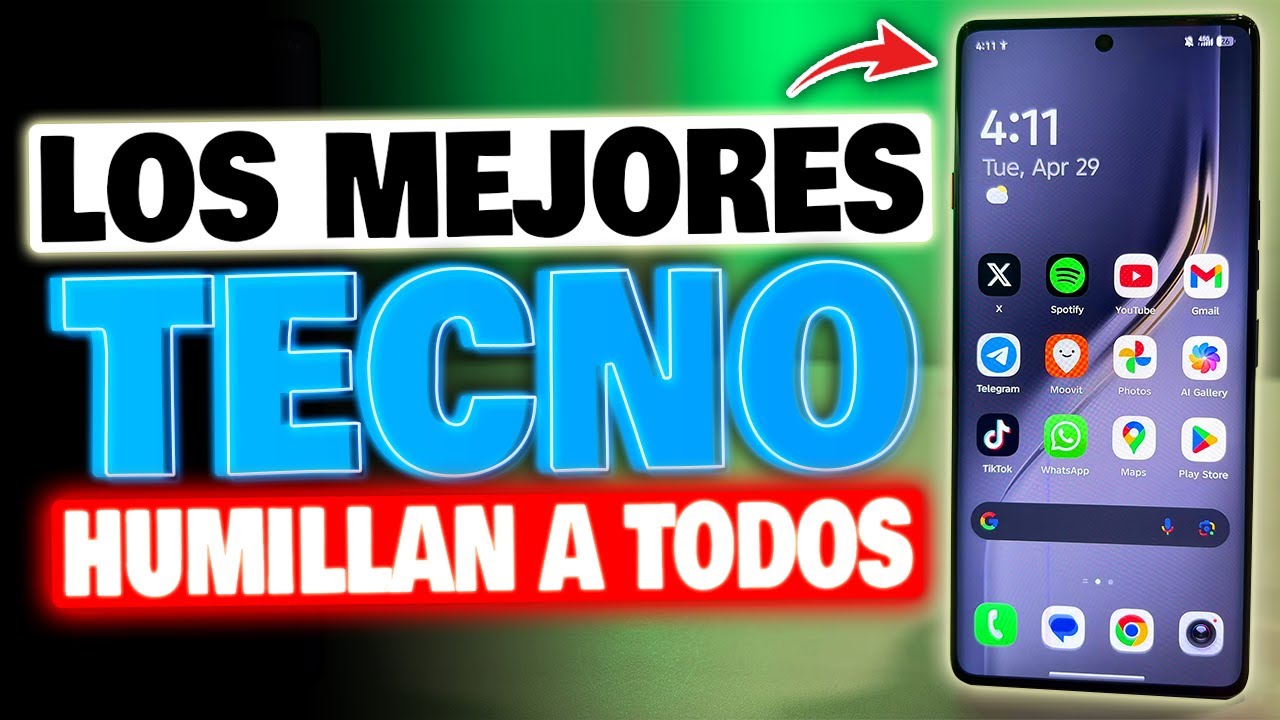 😱 3 teléfonos TECNO que HUMILLAN a TODAS LAS MARCAS en 2026 ¡NO TE BURLES DE TECNO! 💀