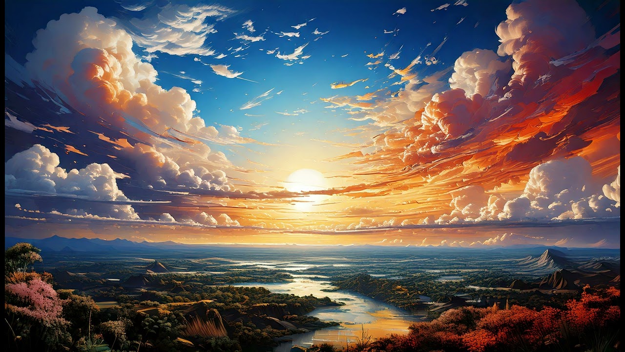 2-Hour 4K Frame TV Art | Celestial Horizon: Gates of Heaven | Wallpaper TV Art | WLPR GLLRY