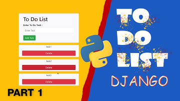 Django To-Do List (Part 1) | Setting Up & Creating the Project, View and Template