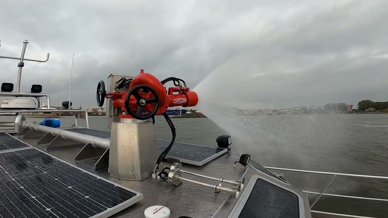 Alumax aluminium Werkboot 41ft