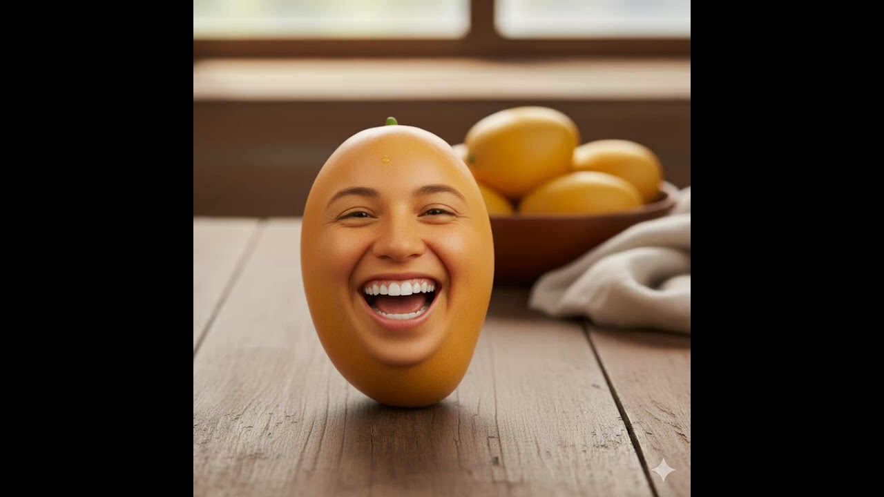 Mango 🥭  human face 