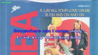 Abba - On and on and on (Instrumental, BV, Lyrics, Karaoke)