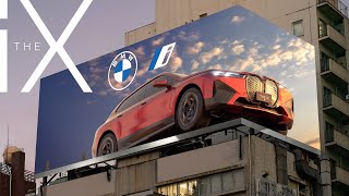 【BMW】表参道に宙に浮くTHE iXが現る！！