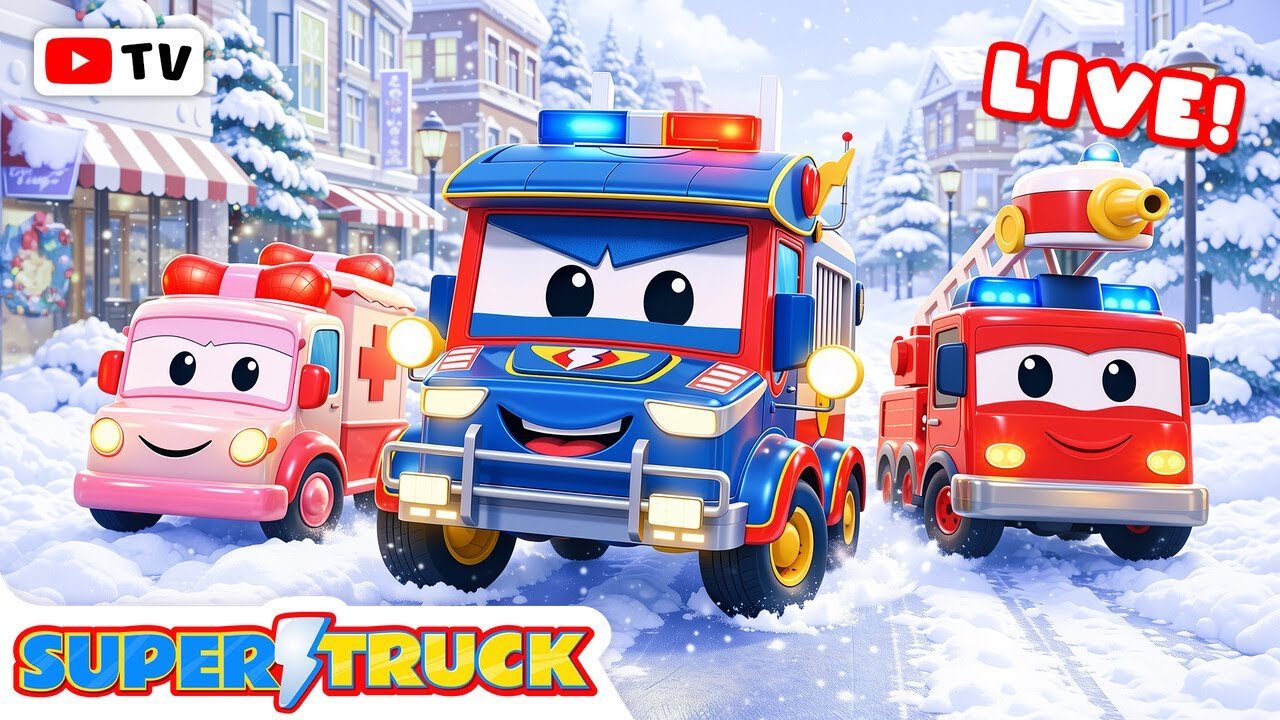 📺 LIVE | Super Truck in the Great Winter Adventure ❄️ The Great Winter Mission❄️