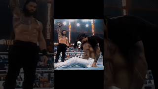 Bro didn't care about his cousins 😳🥶☝️ #shorts #wwe #bloodline #romanreigns #2ktalent