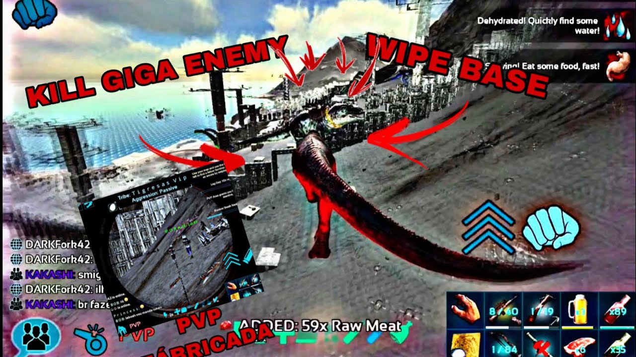 PARK MÓBILE-RAID BASE-KILL ALL TAMES TRIBE ENEMY-PVP FABRICADAS!