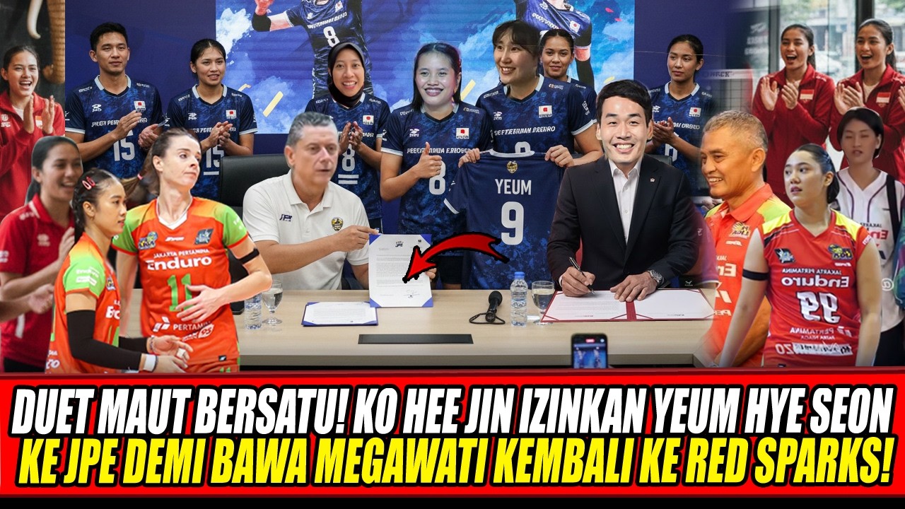 DUET MAUT BERSATU🔥KO HEE JIN IZINKAN YEUM HYE SEON KE JPE DEMI BAWA MEGAWATI KEMBALI KE RED SPARKS!