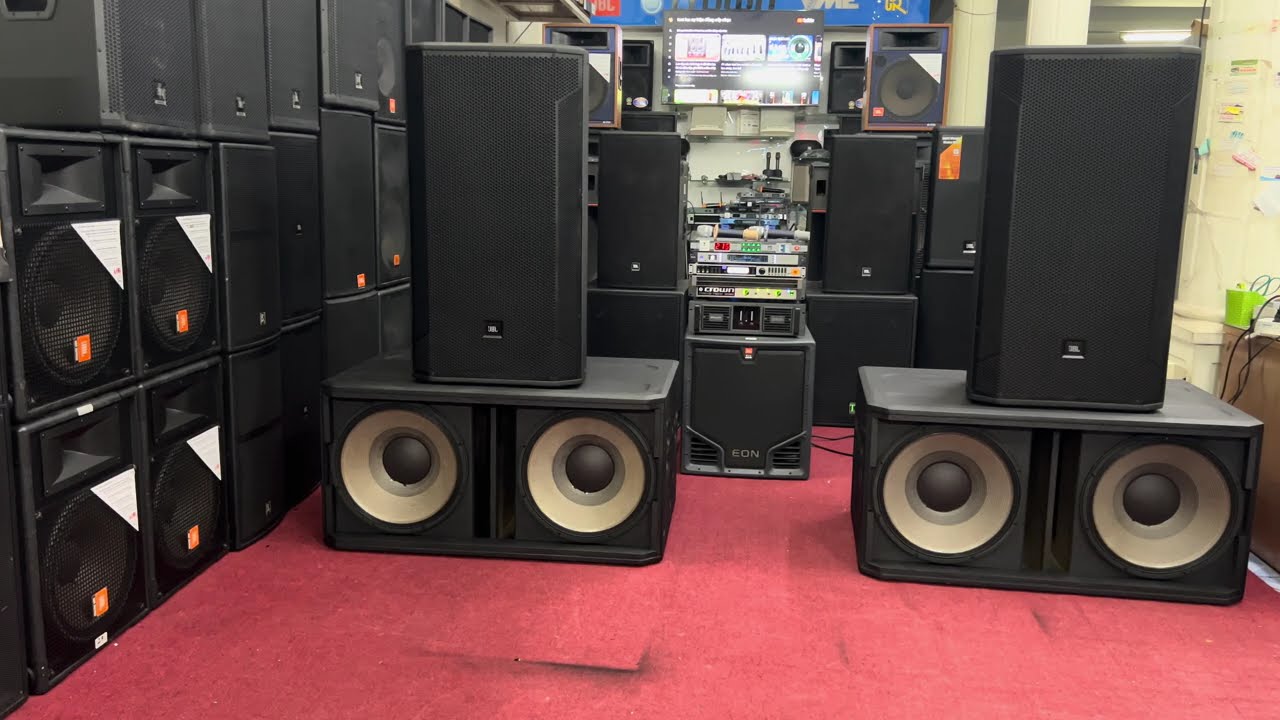 Loa Jbl stx 825 và loa súp stx 828 đủ bộ vô cùng đẳng cấp quá phê pha giá cực kì yêu thương